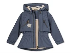 Mini A Ture ombre blue overgangsjakke Algea fleecefor